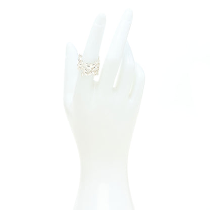 Tiffany Sterling Silver Wide Paloma Picasso Olive Leaf Band Ring 56 7.5 2 of 4