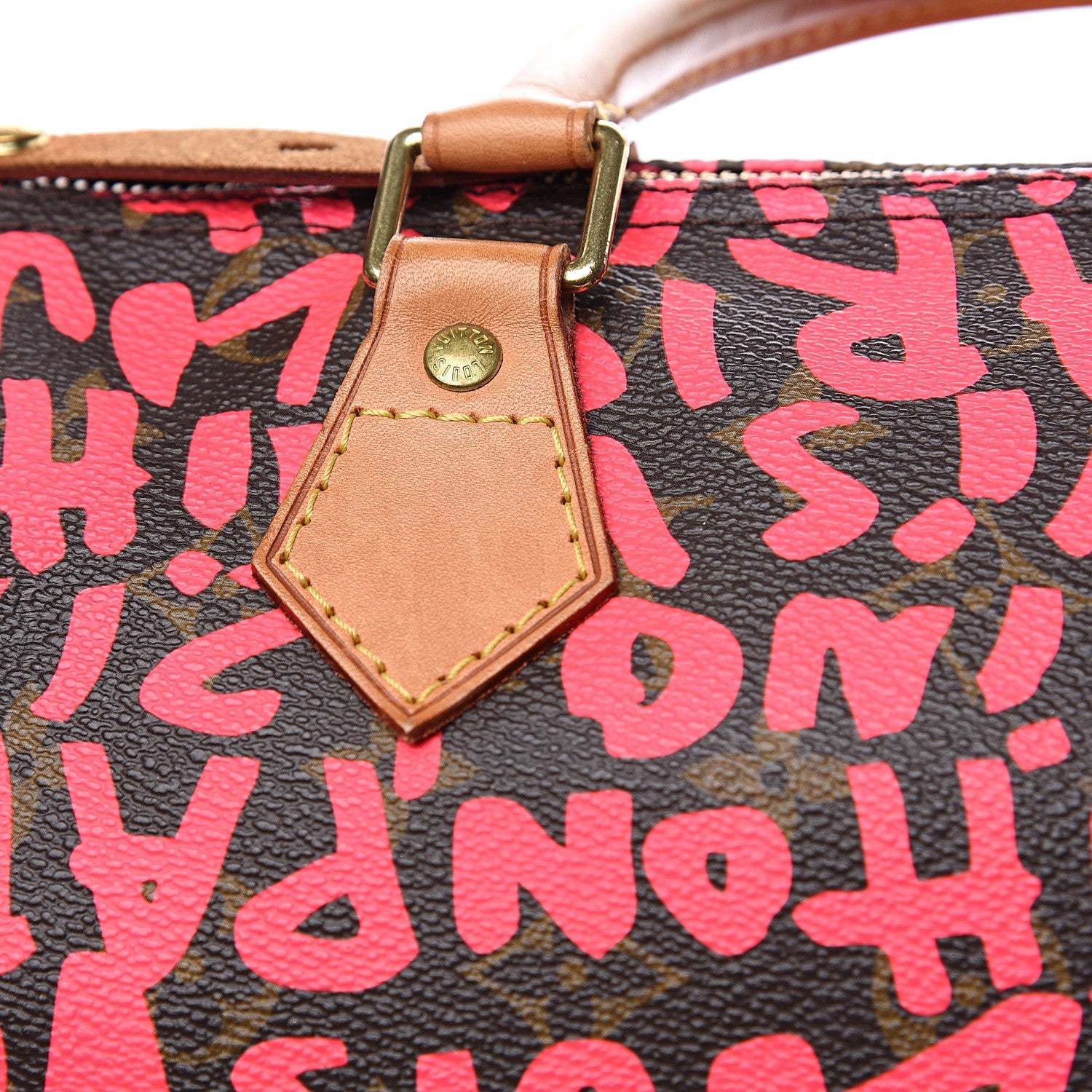 Louis Vuitton Monogram Graffiti Speedy 30 Fuchsia 15 of 18