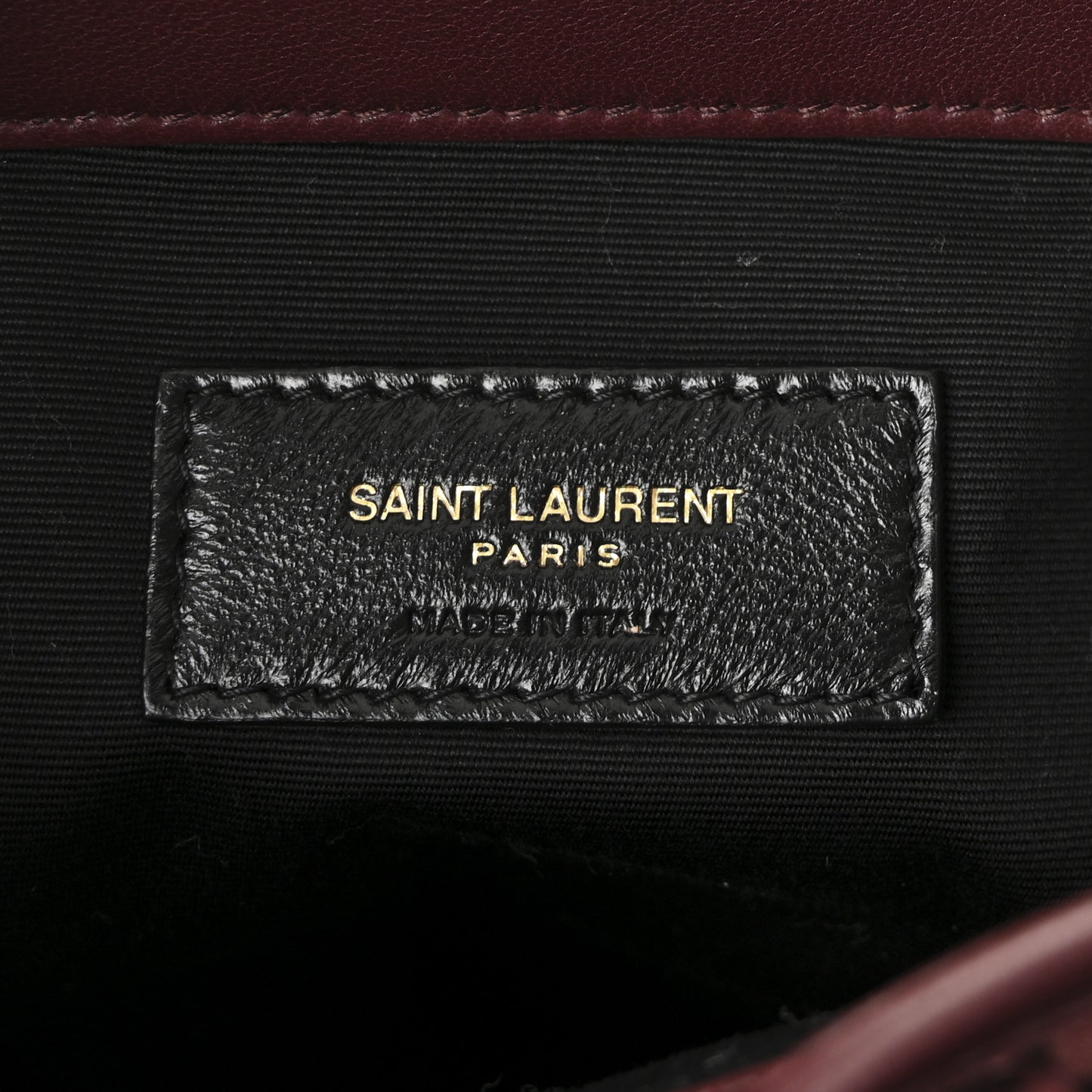 Lambskin Carre Quilted Cassandre Small Bucket Bag Hot Wine