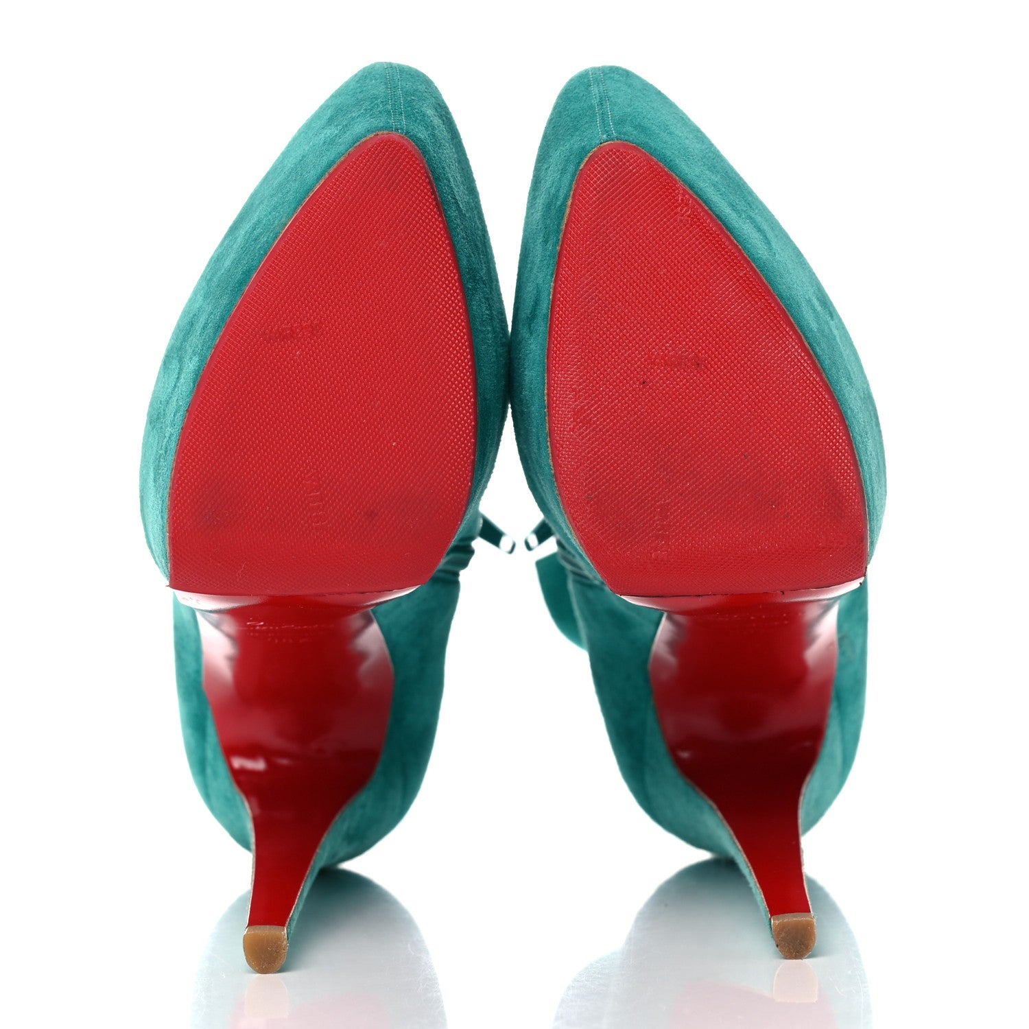 Christian Louboutin Veau Velours Fierce 160 Ankle Boots 38.5 Noumea 5 of 16