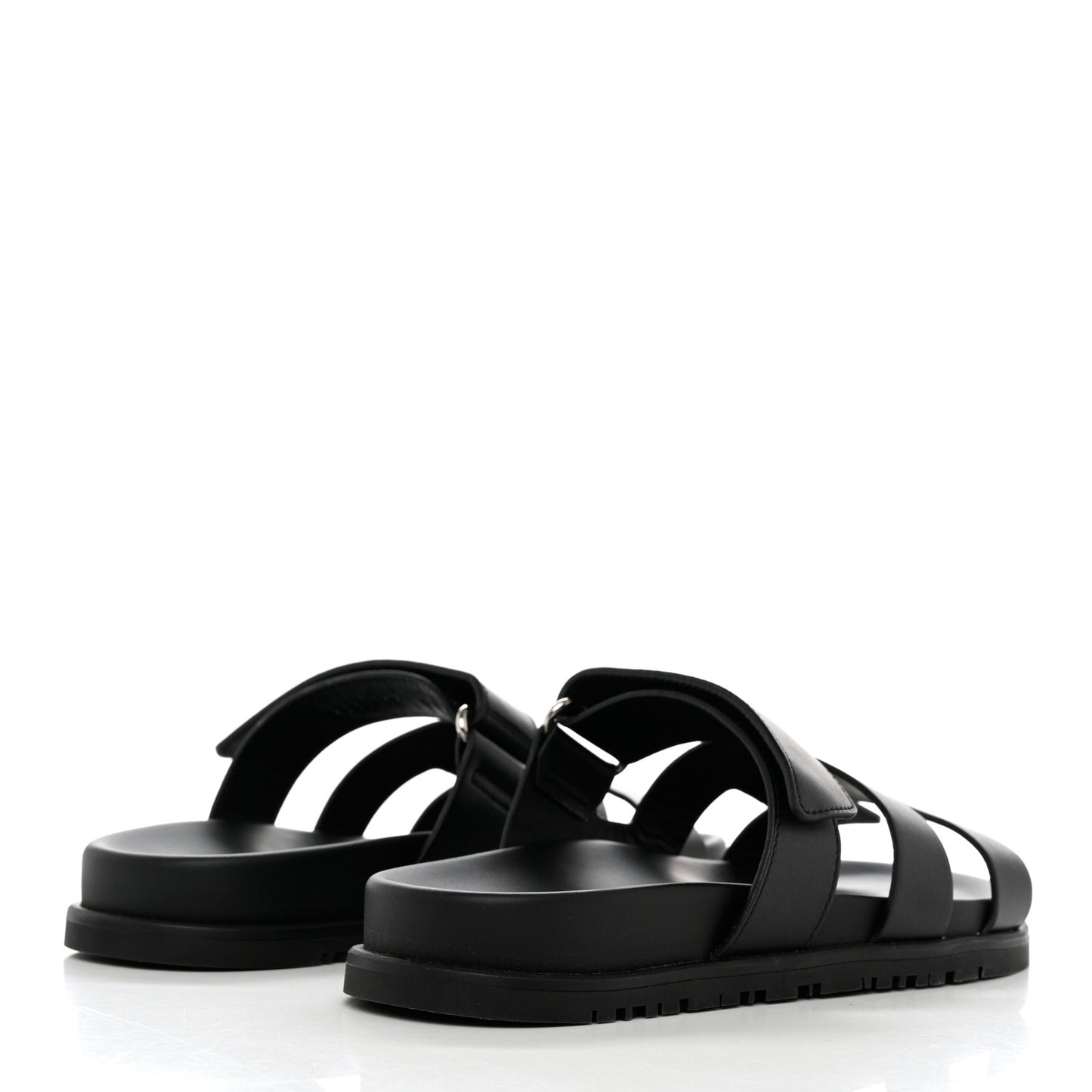 Calfskin Womens Chypre Sandals 37 Black