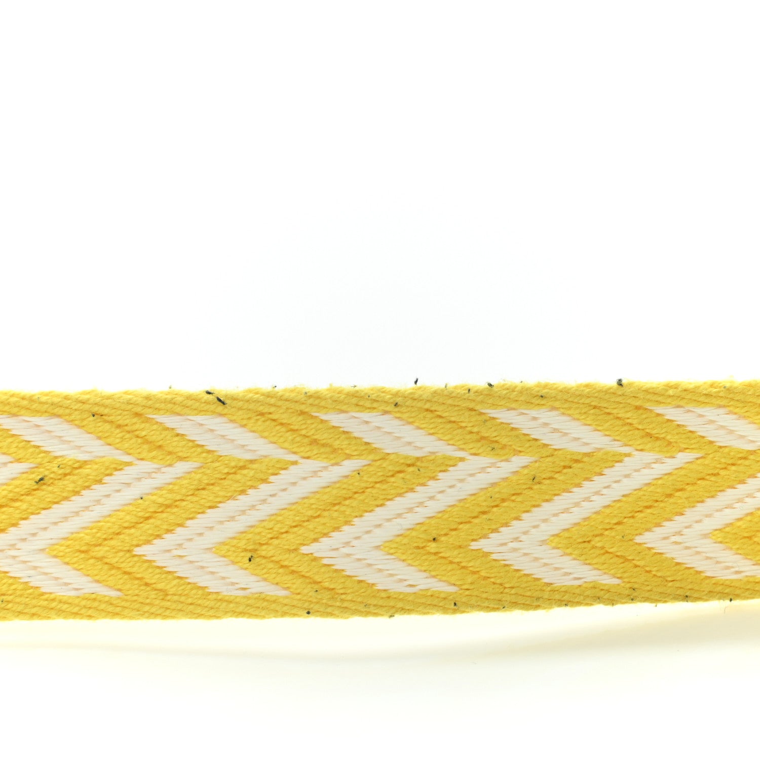 Hermes Toile Swift 25mm Sangle ZigZag Shoulder Strap Jaune de Naples White 6 of 7