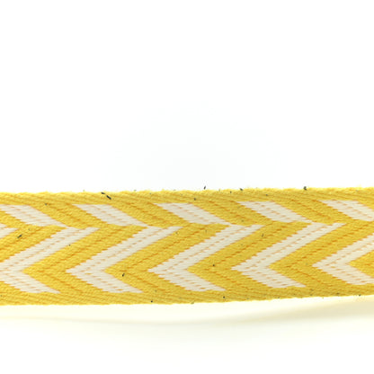 Hermes Toile Swift 25mm Sangle ZigZag Shoulder Strap Jaune de Naples White 6 of 7