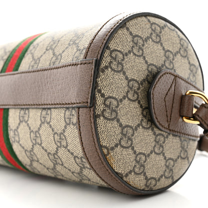 Gucci GG Supreme Monogram Web Small Ophidia Boston Bag Beige New Acero 10 of 13