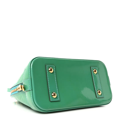 Louis Vuitton Vernis Alma BB Blue Lagon 4 of 9