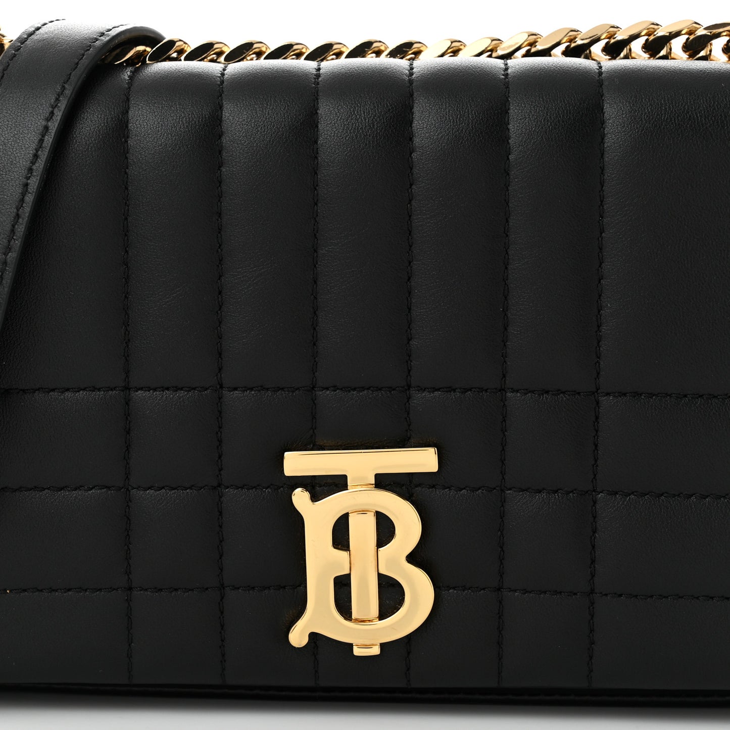 Lambskin Quilted Small Lola Bag Black