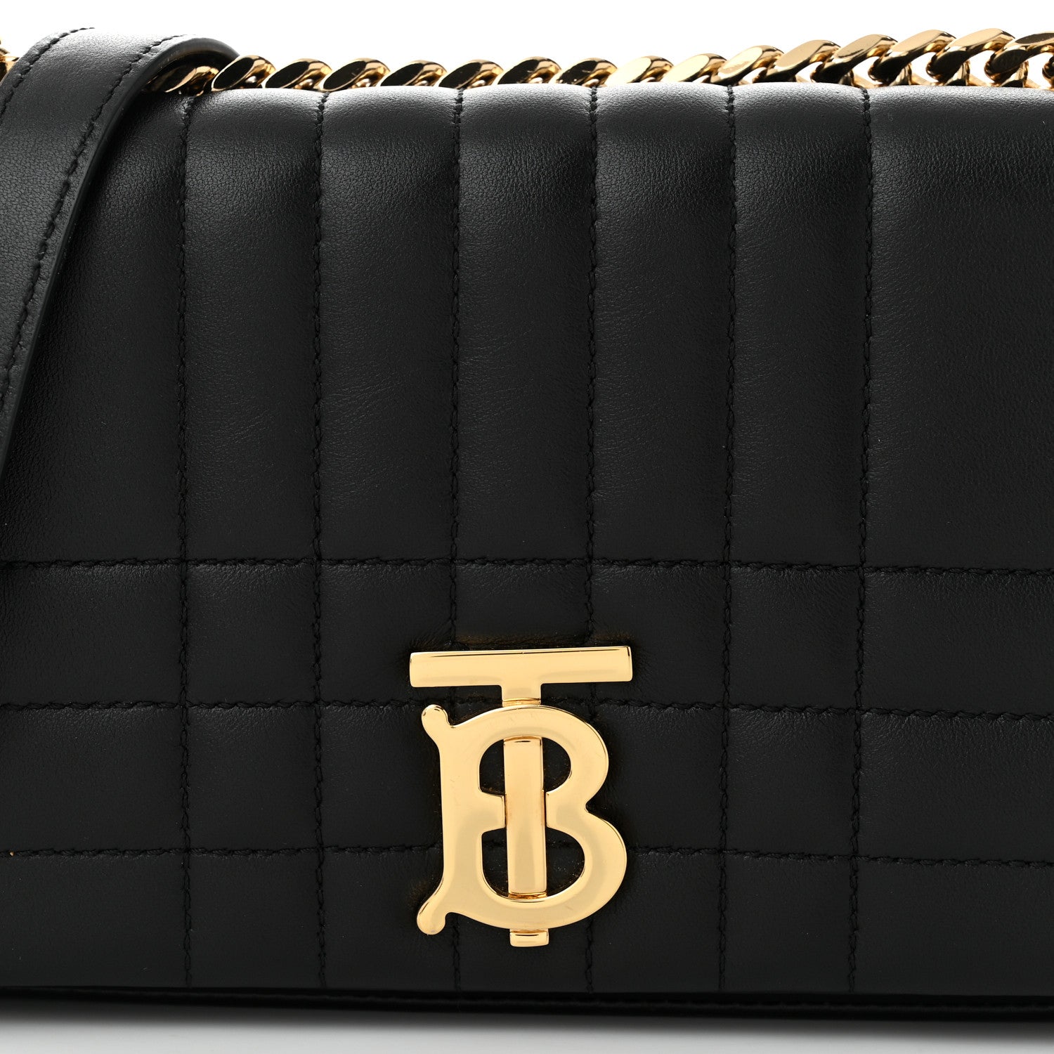 Burberry Lambskin Quilted Small Lola Bag Black 8 of 10