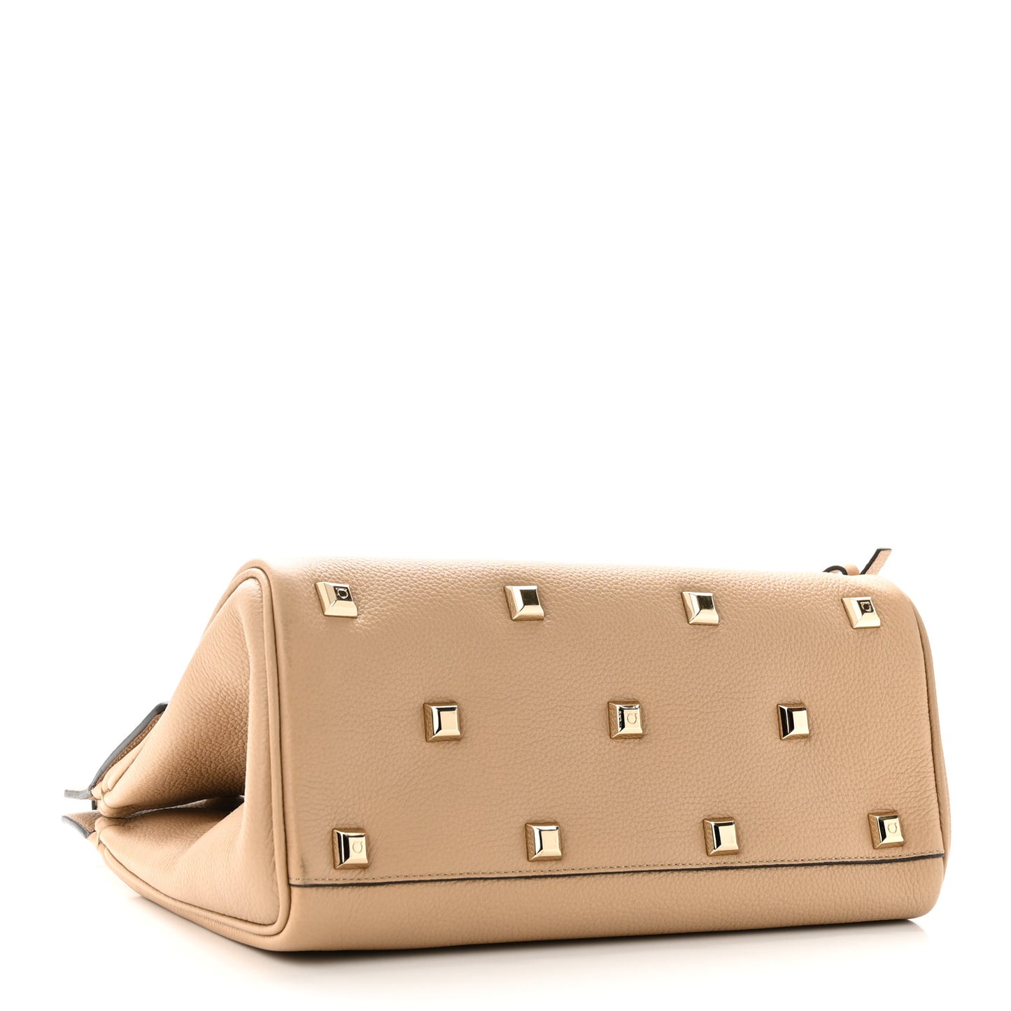 Calfskin Small Studio Bag Cashew