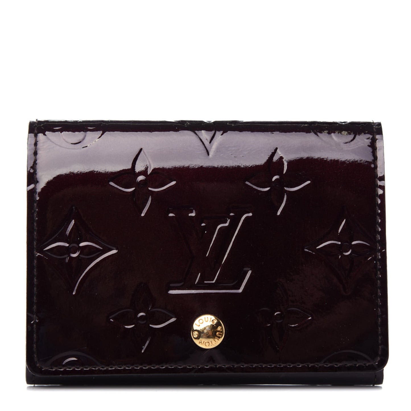 Vernis Business Card Holder Amarante