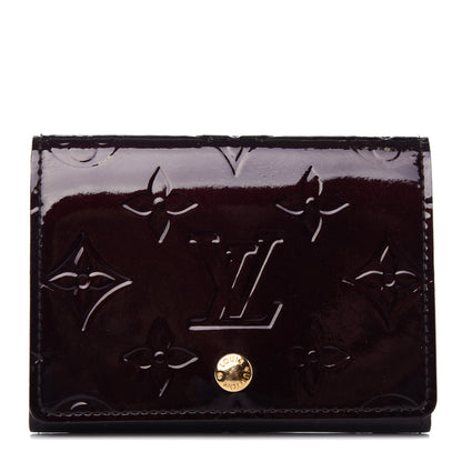 Louis Vuitton Vernis Business Card Holder Amarante 1 of 7