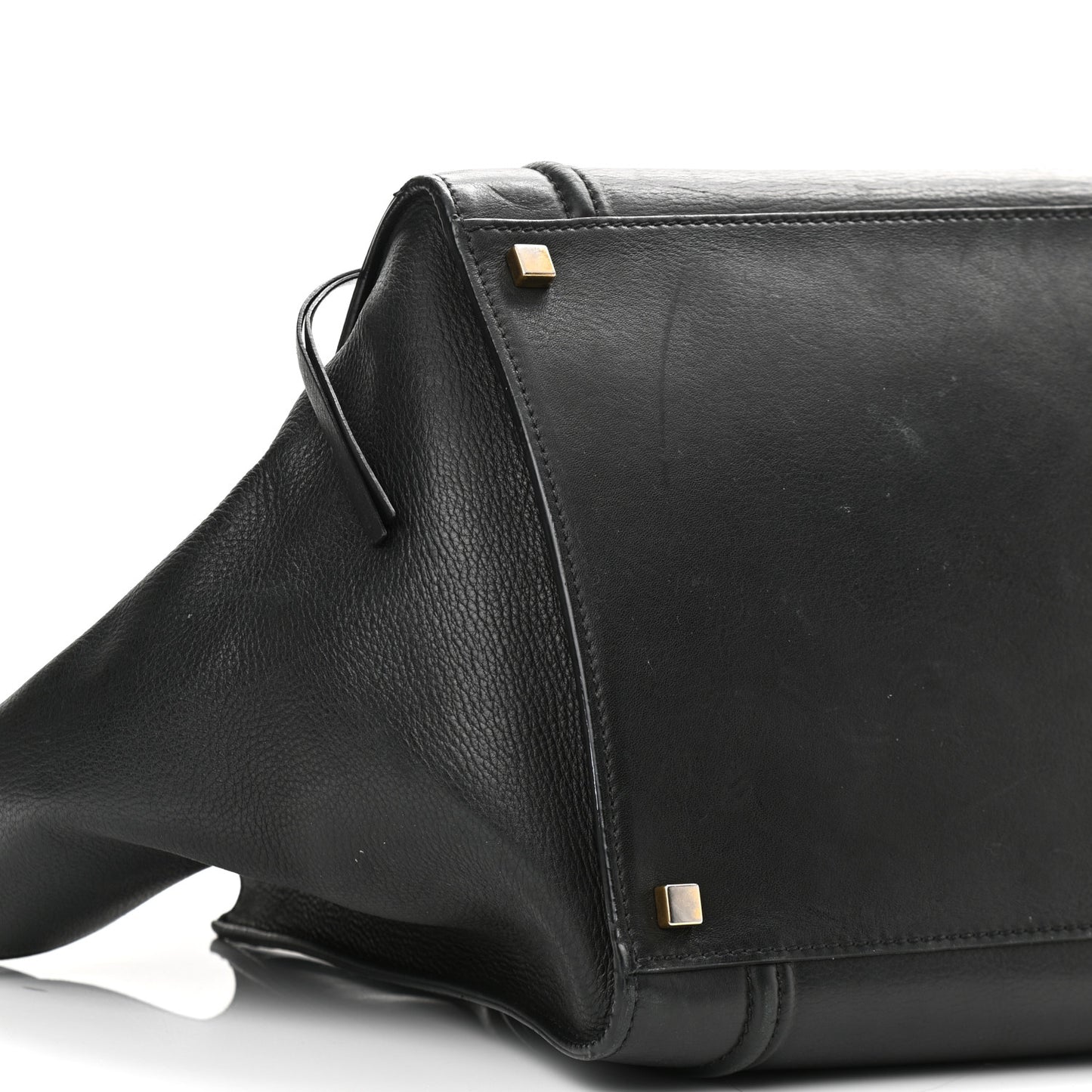 Supple Calfskin Medium Phantom Luggage Black