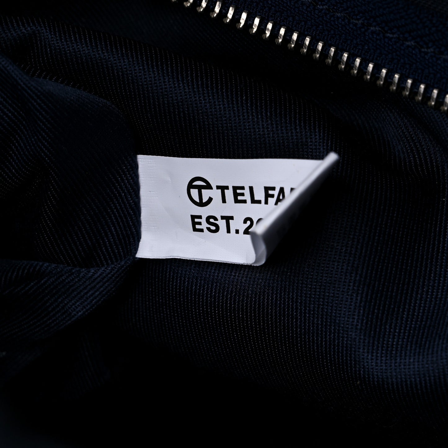 Vegan Leather Large Shopping Bag Navy