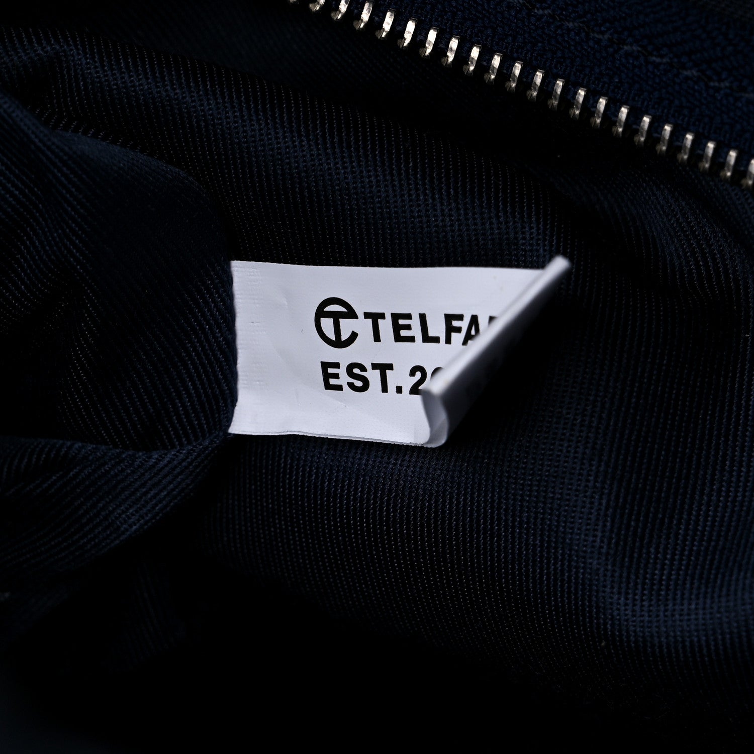 Telfar Vegan Leather Large Shopping Bag Navy 7 of 14