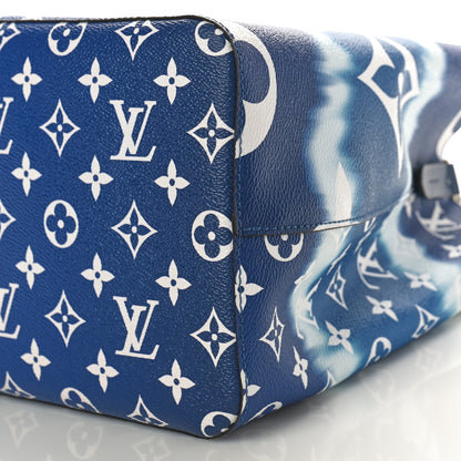 Louis Vuitton Monogram Escale Neonoe MM Blue 9 of 9