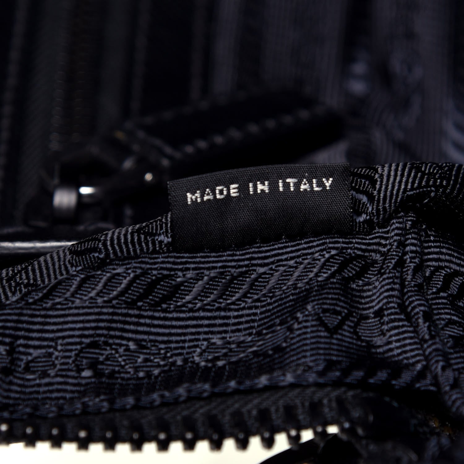 Prada Tessuto Nylon Saffiano Metal Triangle Logo Work Bag Black 8 of 11
