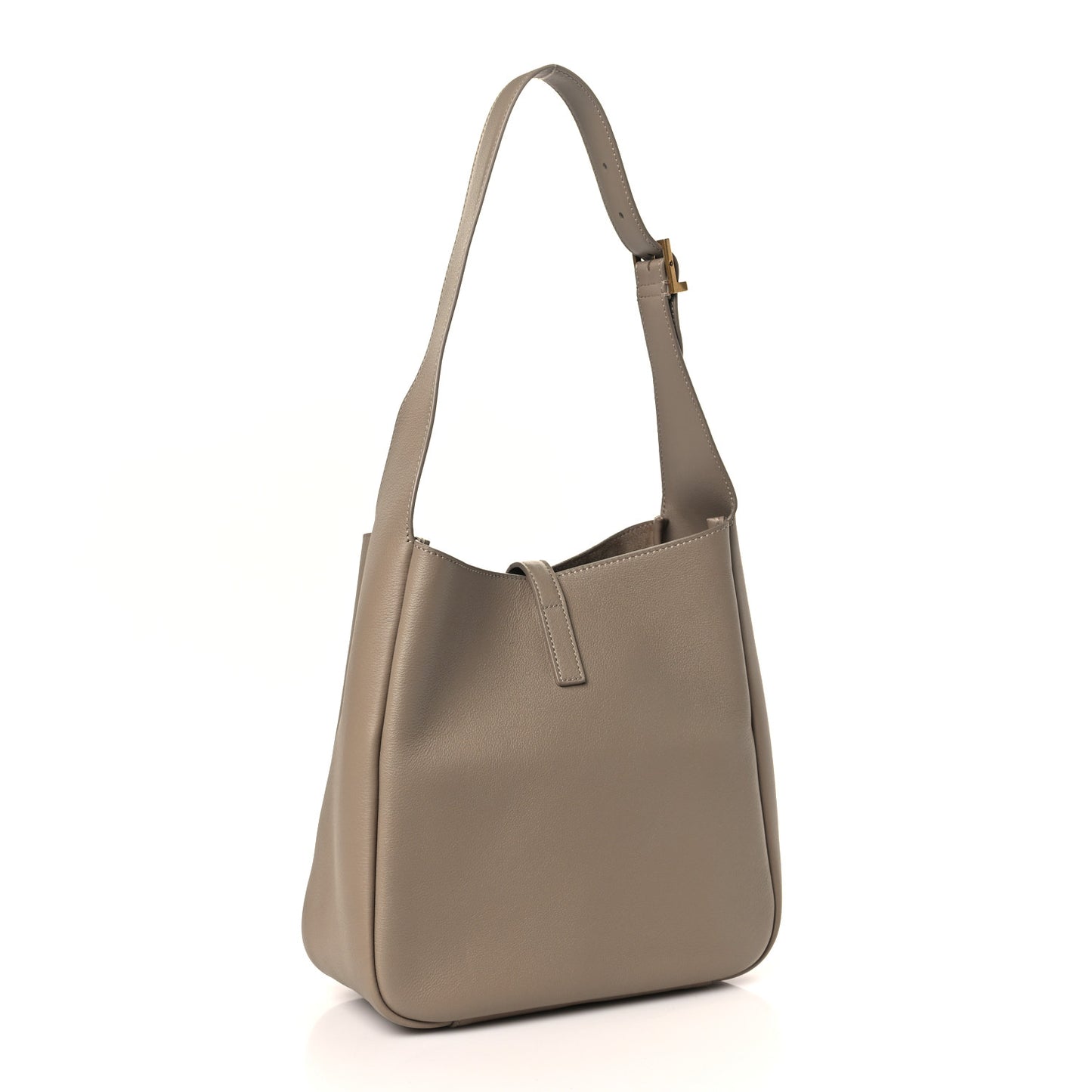 Smooth Calfskin Small Le 5 A 7 Soft Hobo Dusty Grey