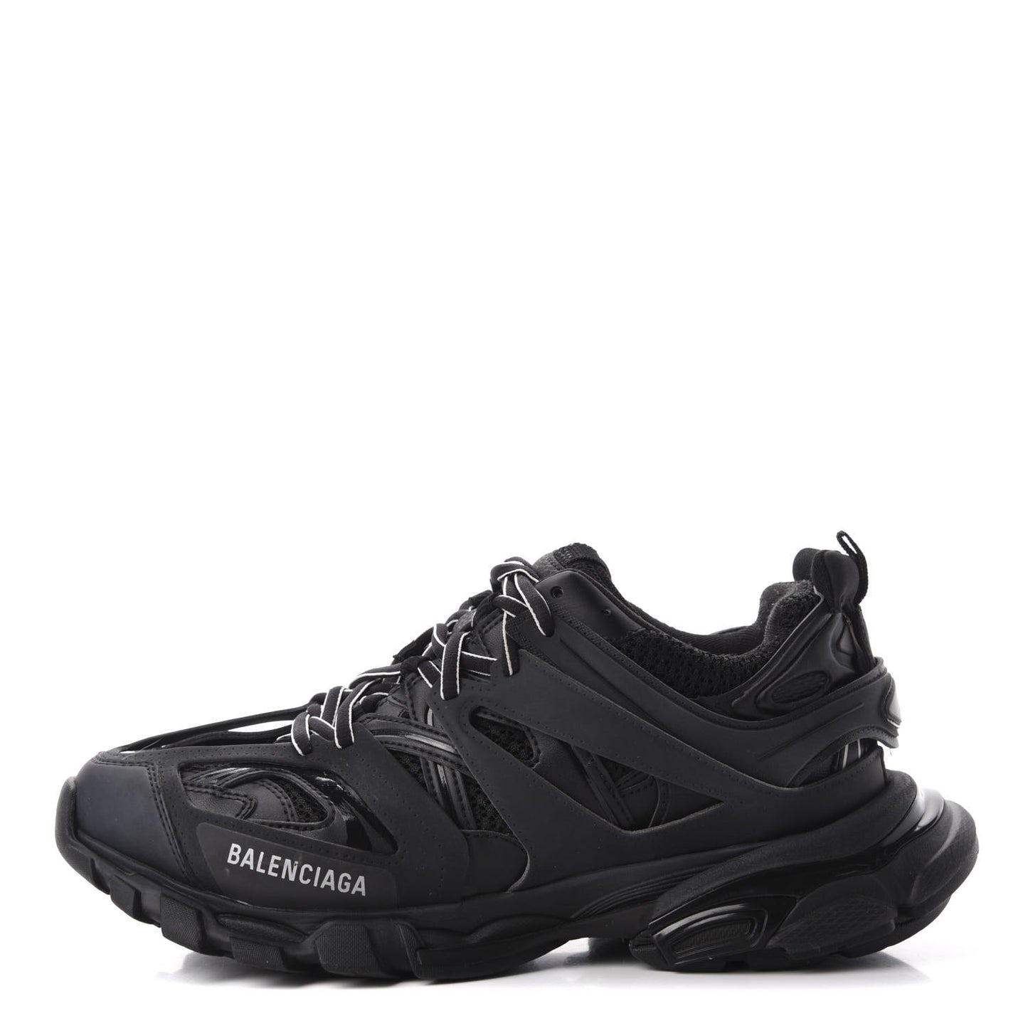 Mesh Nylon Womens Track Sneakers 42 Black