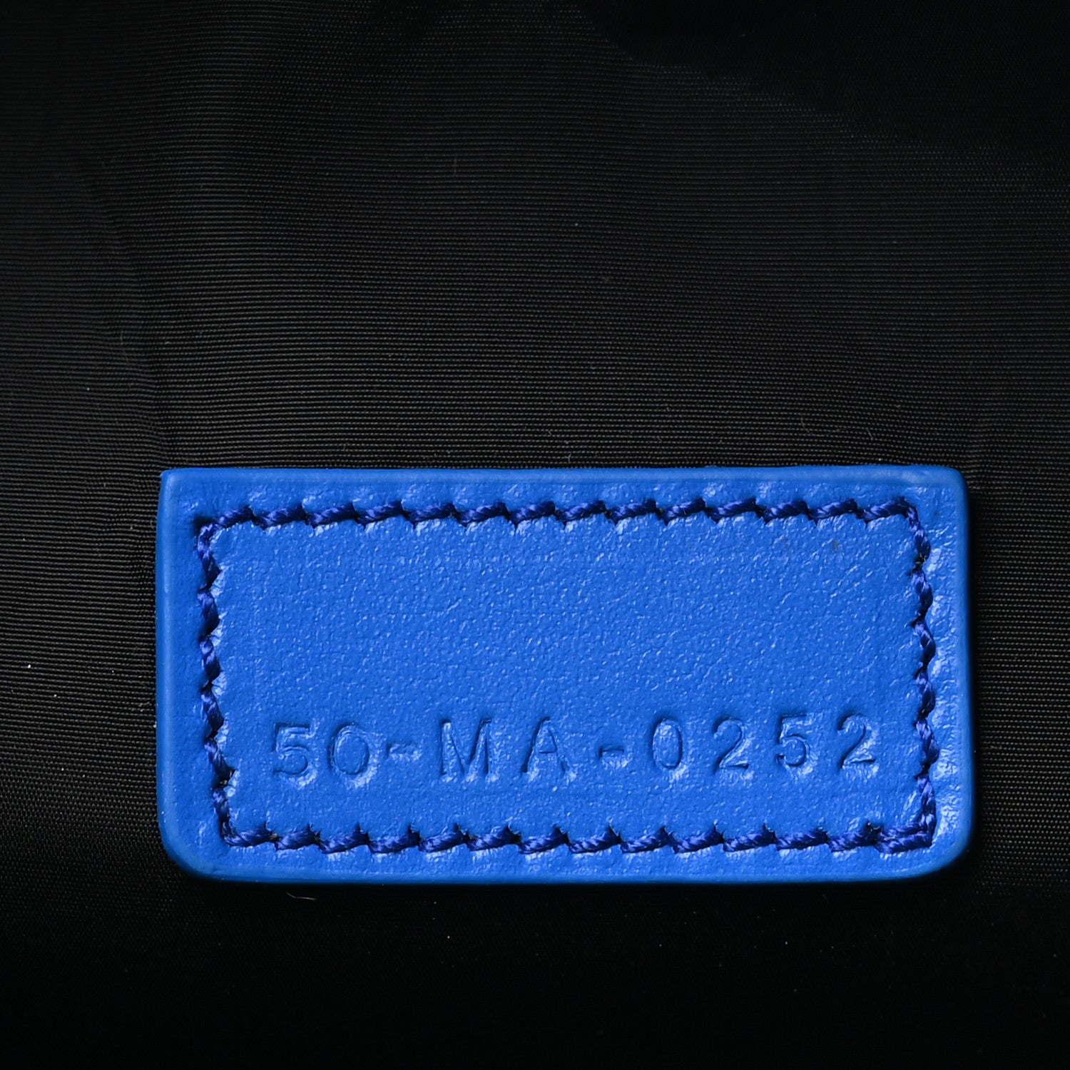 Christian Dior Technical Fabric Toile De Jouy DiorTravel Nomad Pouch Fluorescent Blue 7 of 11