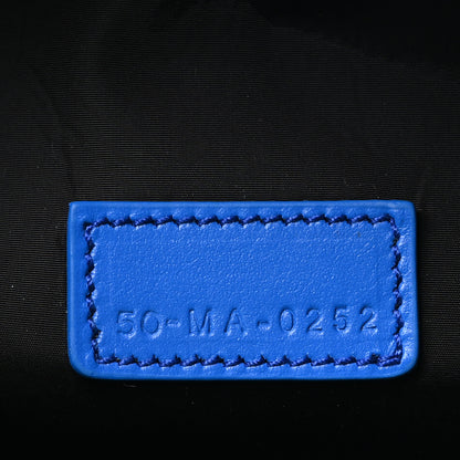 Christian Dior Technical Fabric Toile De Jouy DiorTravel Nomad Pouch Fluorescent Blue 7 of 11