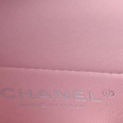 Chanel PVC Lambskin Stitched Medium Coco Splash Shopping Bag Blue Green Pink 6 of 10