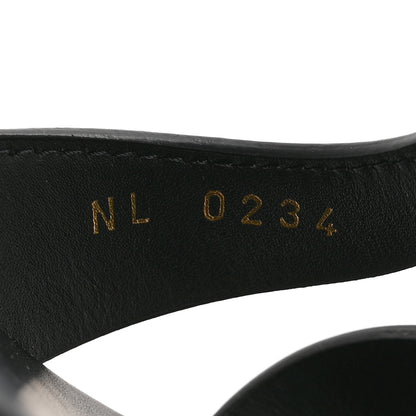 Louis Vuitton Calfskin LV Isola Flat Sandals 40 Black 8 of 8