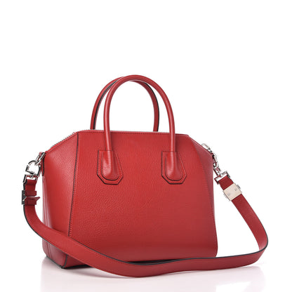 Givenchy Sugar Goatskin Small Antigona Red 3 of 13