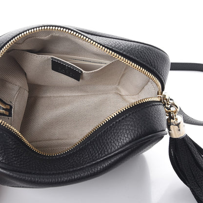 Gucci Pebbled Calfskin Small Soho Disco Bag Black 5 of 7