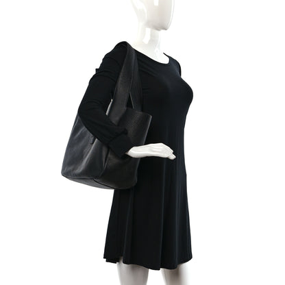 Saint Laurent Grained Deerskin Bea Tote Black 2 of 10