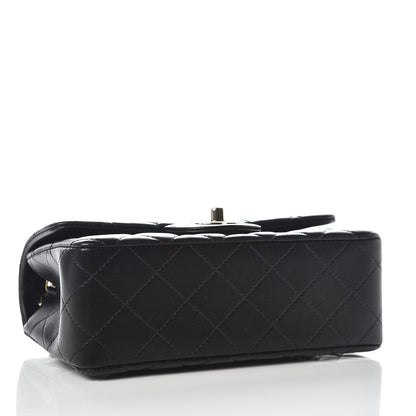 Chanel Lambskin Quilted Mini Rectangular Flap Black 4 of 10