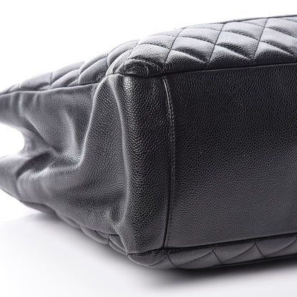 Chanel Caviar Quilted Grand Shopping Tote GST Black 5 of 9