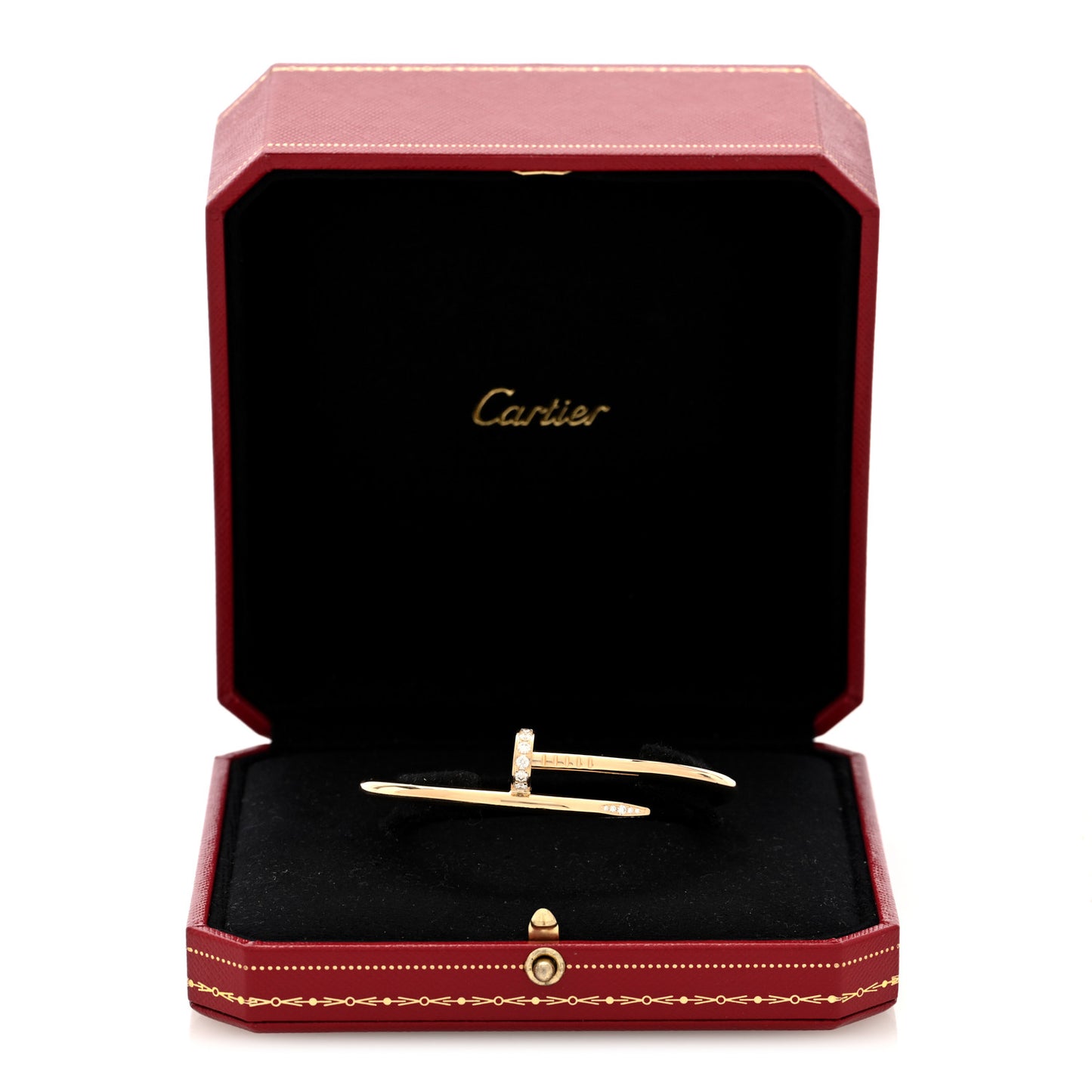 18K Yellow Gold Diamond Juste Un Clou Bracelet 17