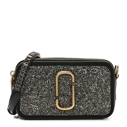 Marc Jacobs Crystal Calfskin Snapshot Camera Bag Grey 1 of 15