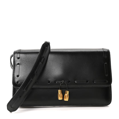 Hermes Box Tassel Shoulder Bag Black 1 of 9