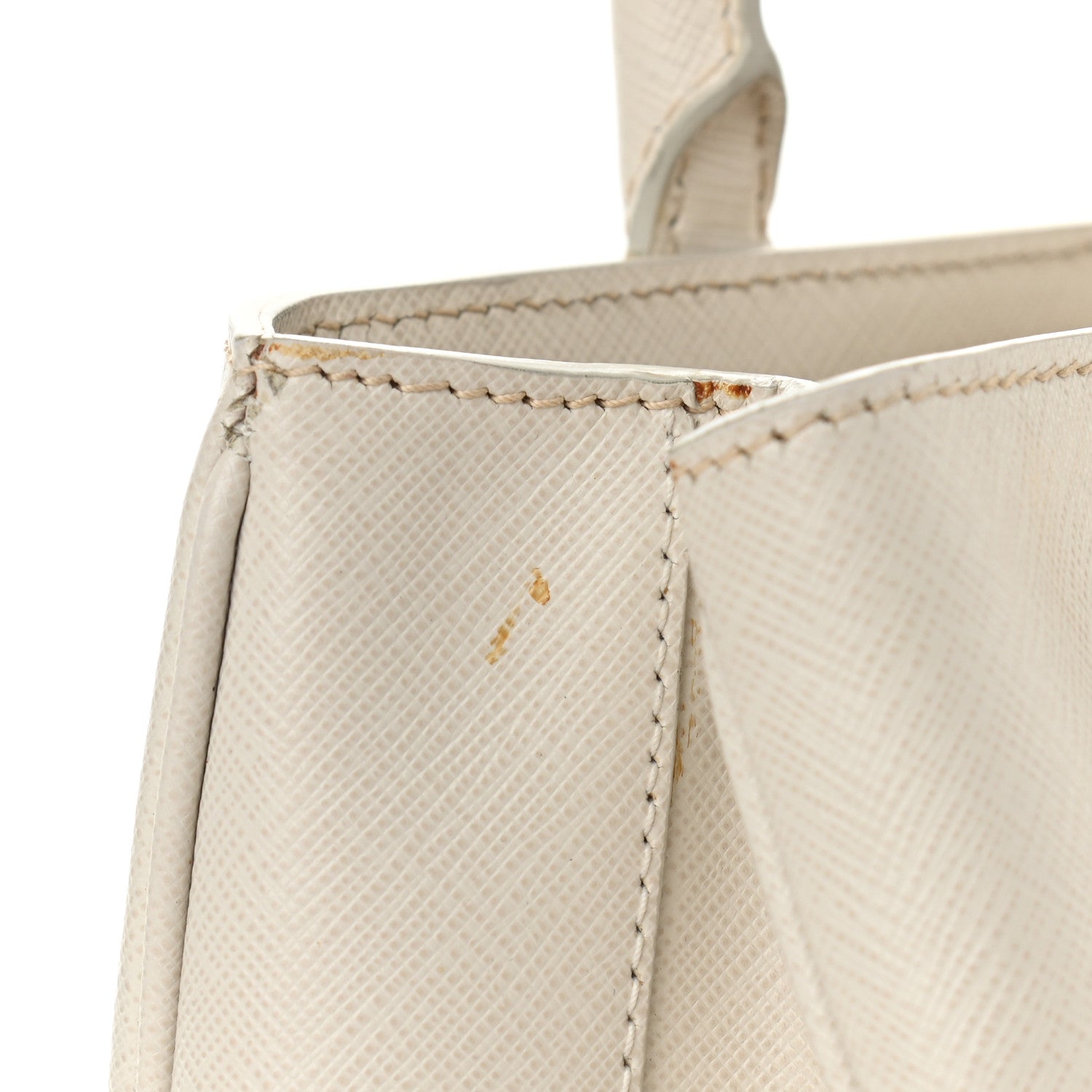 Prada Saffiano Medium Galleria Double Zip Tote Bianco 11 of 14