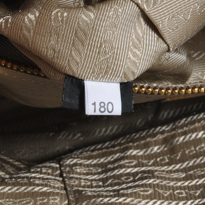 Prada Saffiano Lux Double Zip Tote Pomice 6 of 8
