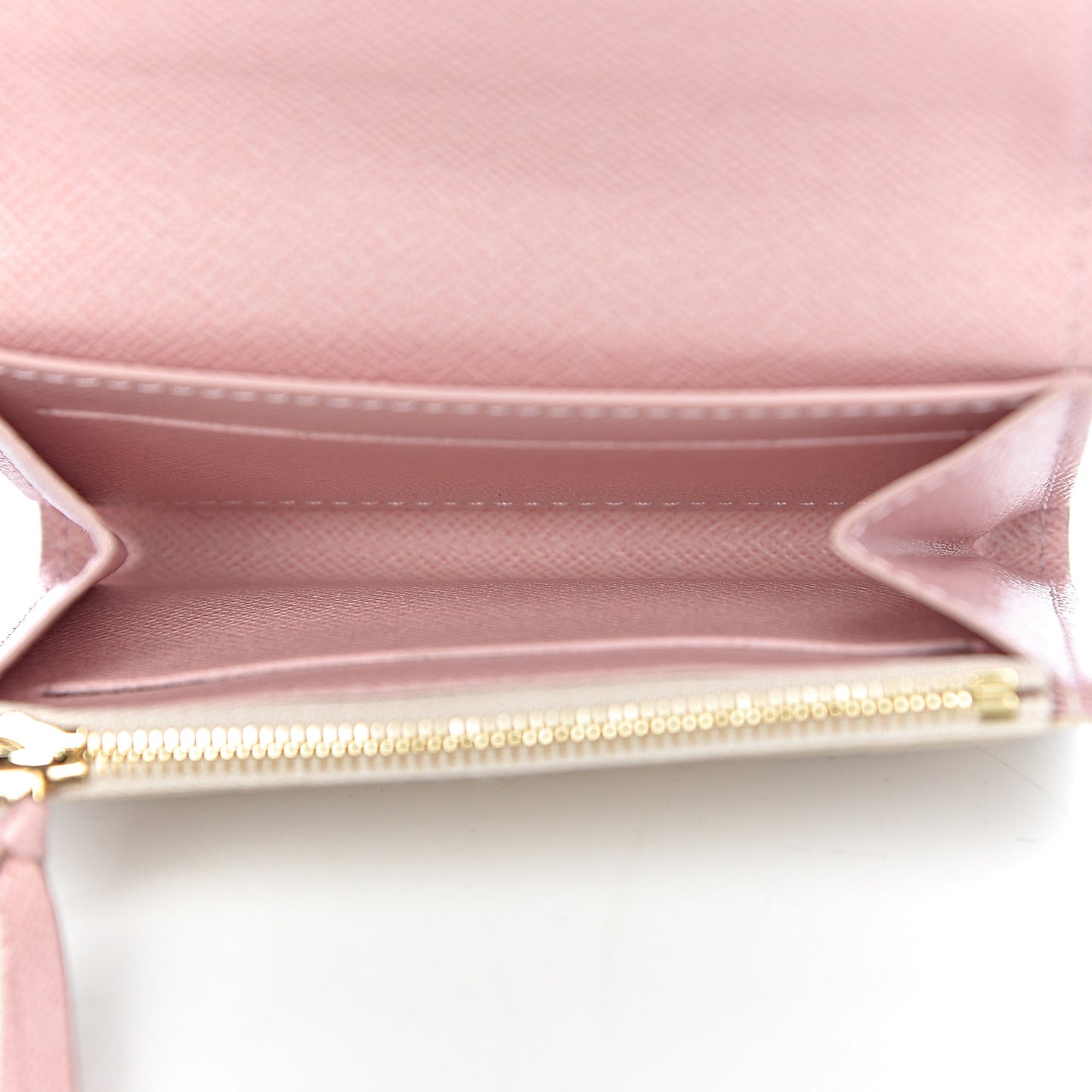Damier Azur Rosalie Coin Purse Rose Ballerine