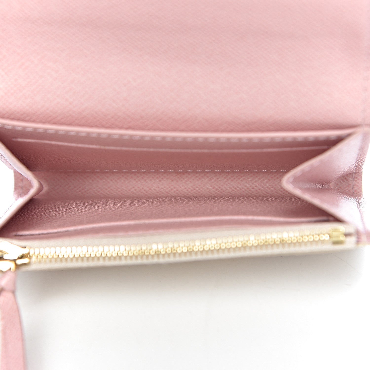 Louis Vuitton Damier Azur Rosalie Coin Purse Rose Ballerine 5 of 7