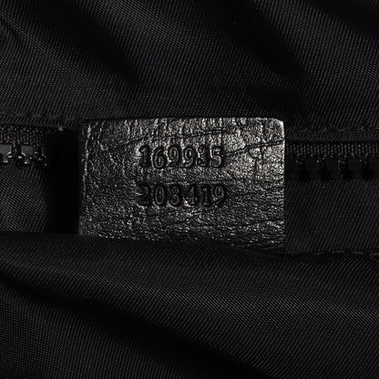 Gucci GG Plus Monogram Medium Flap Messenger Bag Black 7 of 7