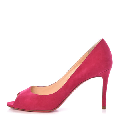 Christian Louboutin Veau Velours You You 85 Pumps 39 Dark Pink 1 of 12