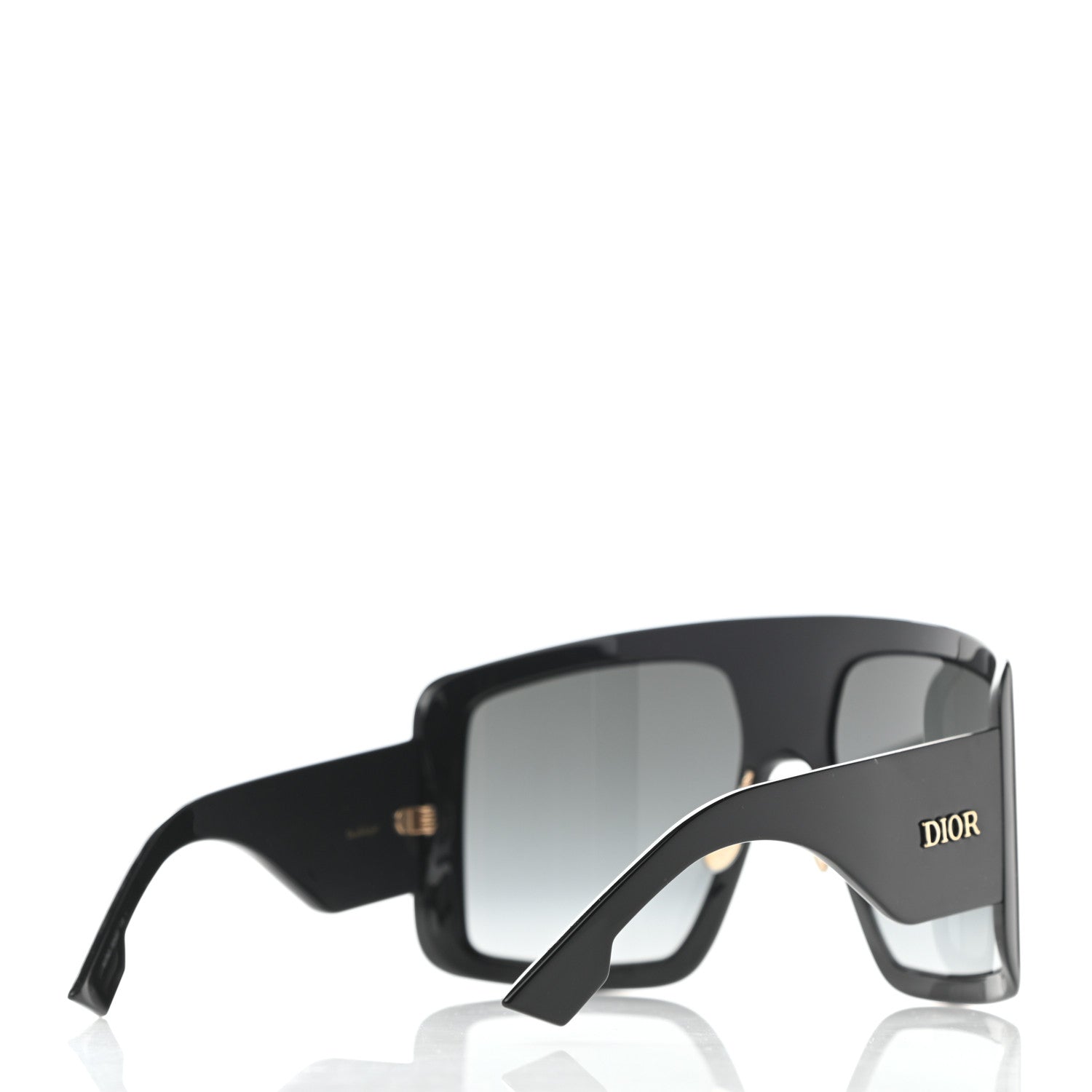 Christian Dior Acetate DiorSo Light 1 Shield Sunglasses Black 4 of 8