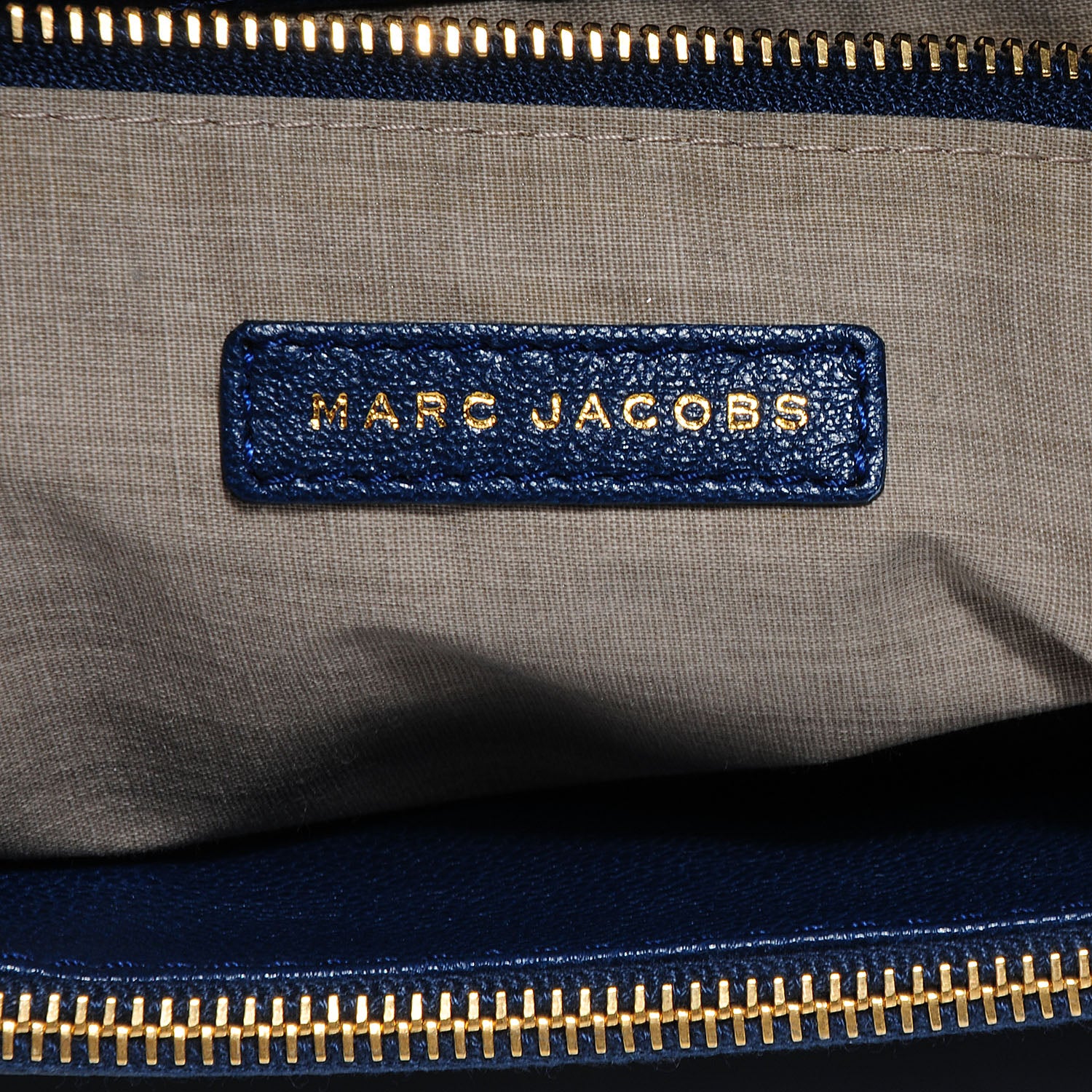 Marc Jacobs Lambskin Quilted The XL Single Flap Navy 5 of 8