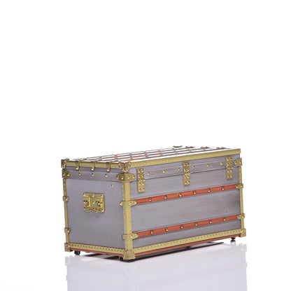 Louis Vuitton Mini Malle Zinc Trunk Paperweight Jewelry Box 4 of 11