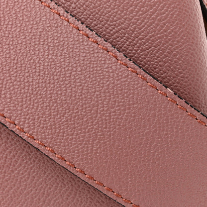 Burberry Soft Grain Calfskin House Check Small Helmsley Crossbody Dusty Pink 15 of 16