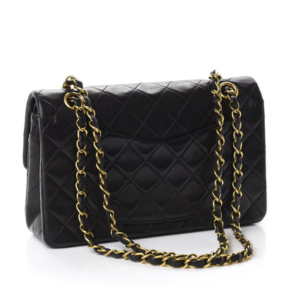 Chanel Lambskin Quilted Small Double Flap Black 3 of 16