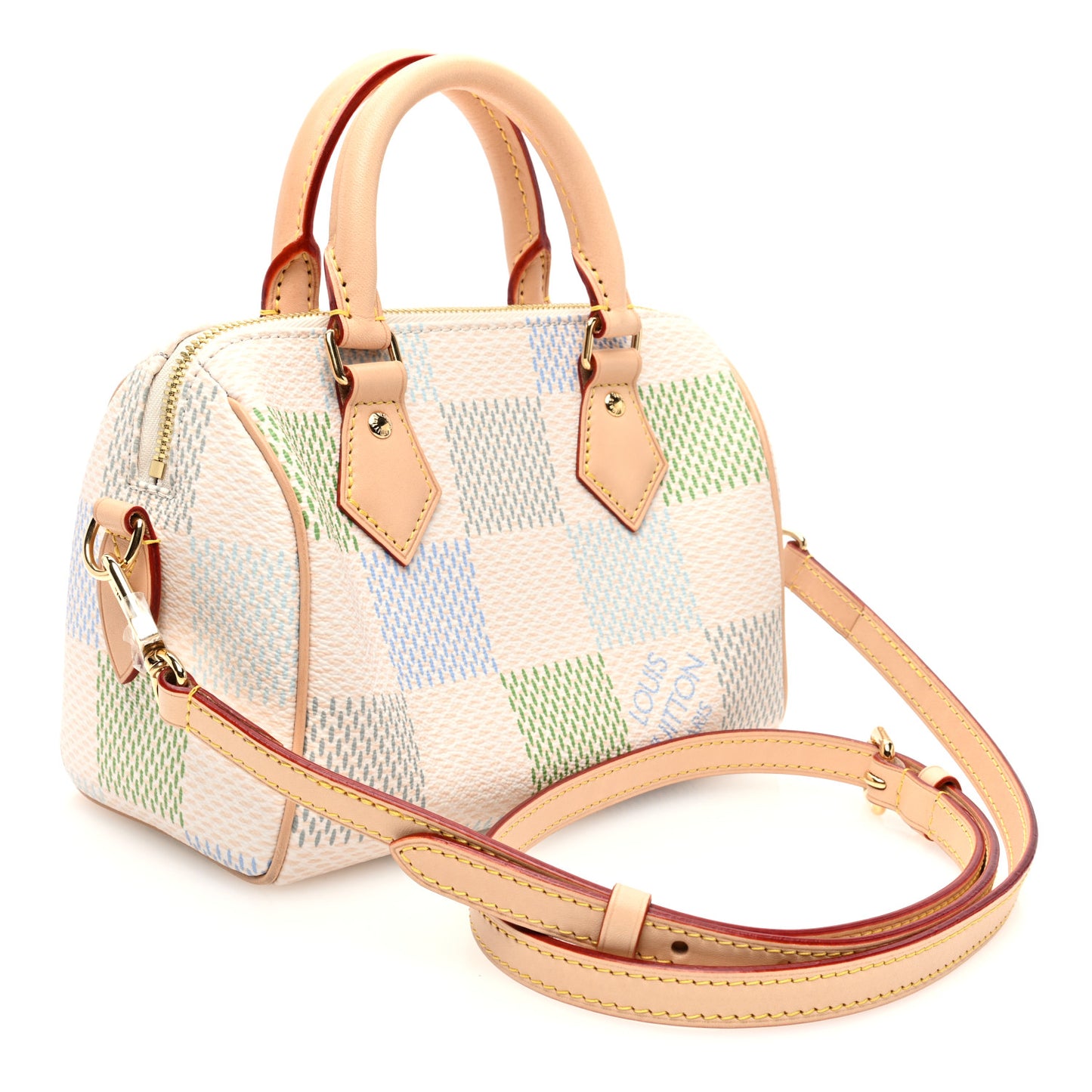 Damier Giant Speedy Bandouliere 20 Pistachio