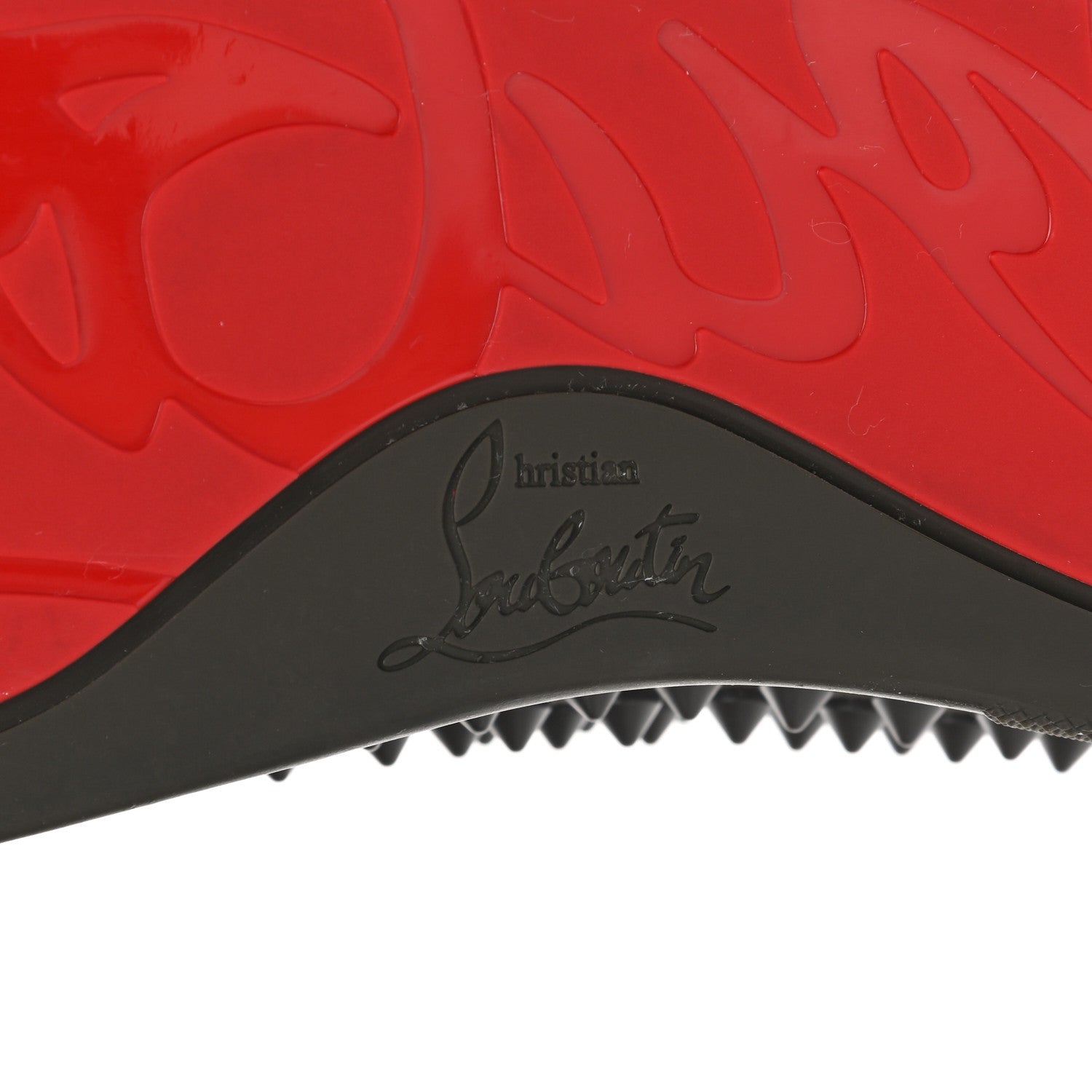 Christian Louboutin Veau Velours Spikes Mens Roller Boat Flat 40 Ombre 6 of 13