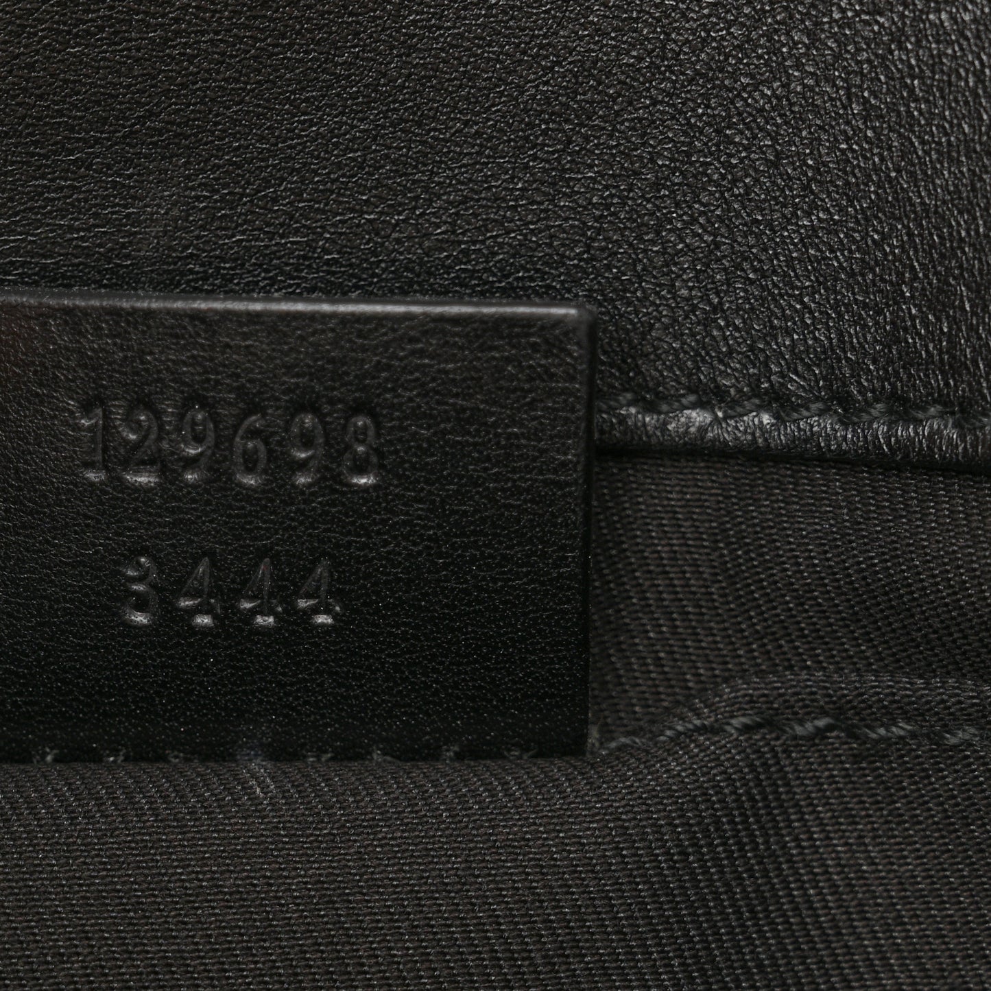 Monogram Horsebit Web Clutch Black