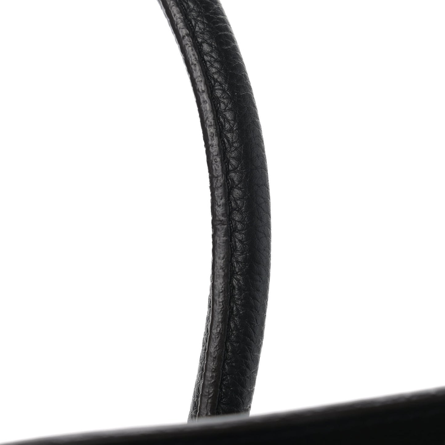 Drummed Calfskin Micro Luggage Black