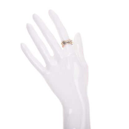 Cartier 18K Pink Yellow White Gold Les Must De Trinity Five Band Ring 51 5.75 2 of 6