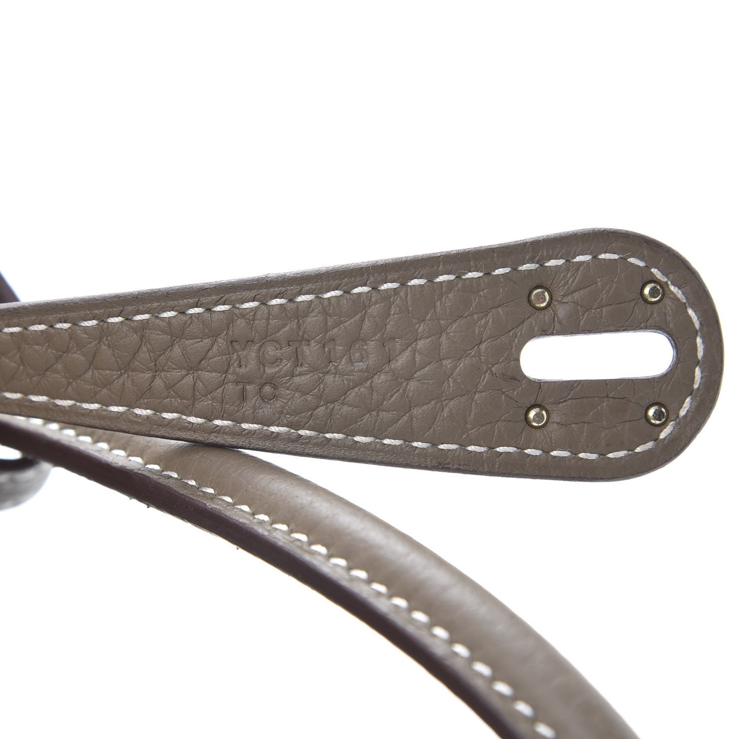 Hermes Taurillon Clemence Lindy 26 Etoupe 7 of 11